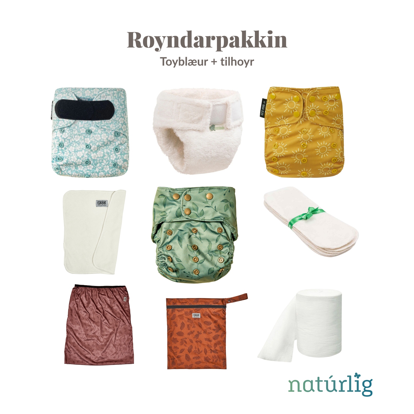Royndarpakkin - Blandaðar toyblæur