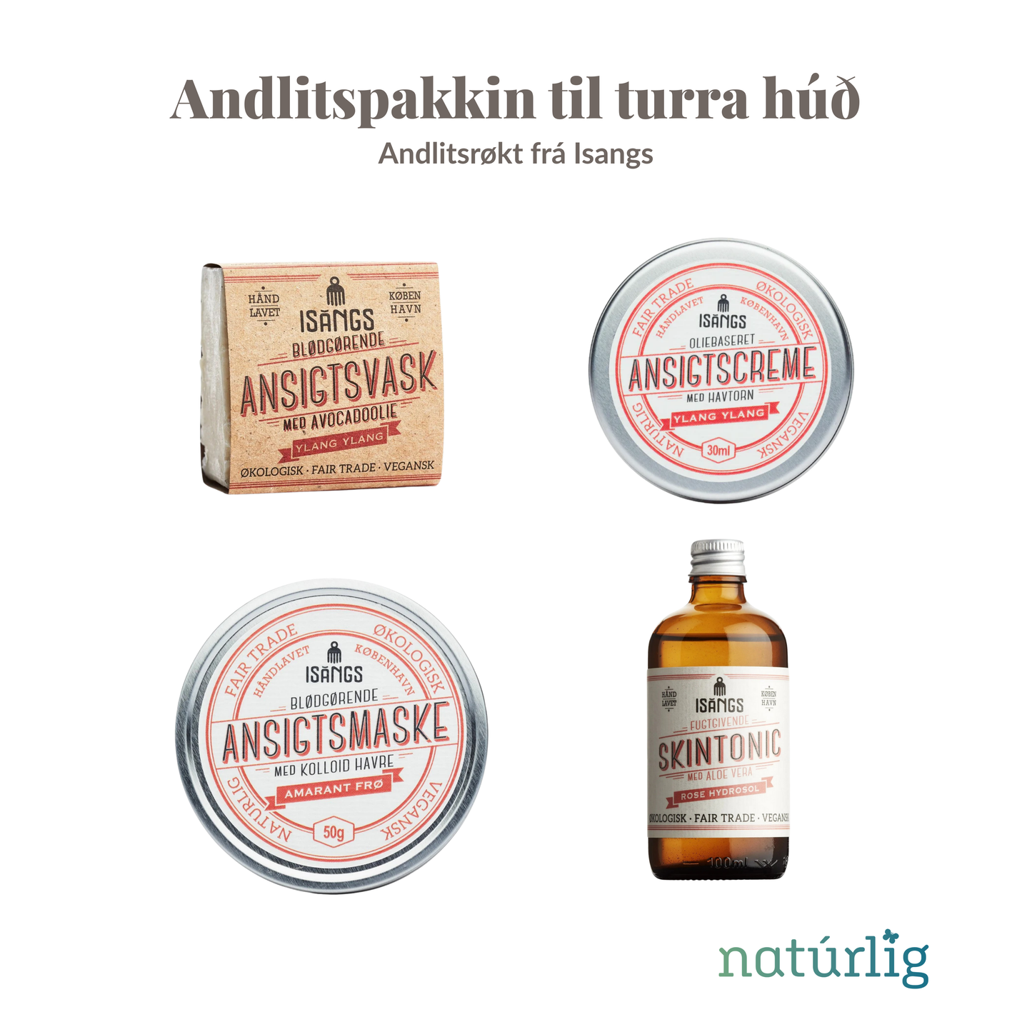 Andlitspakkin til turra húð