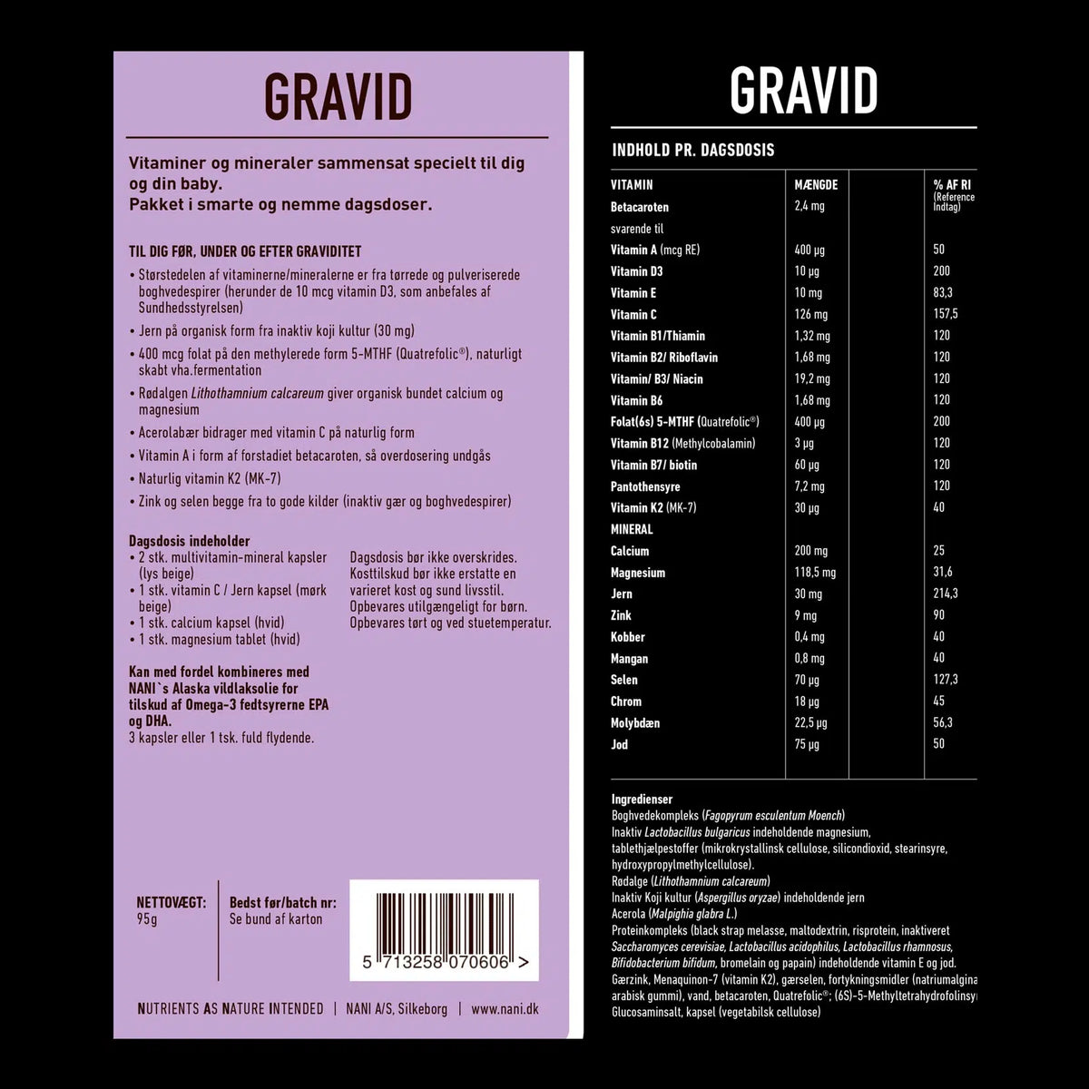 Við barn - 30 dagsdosur