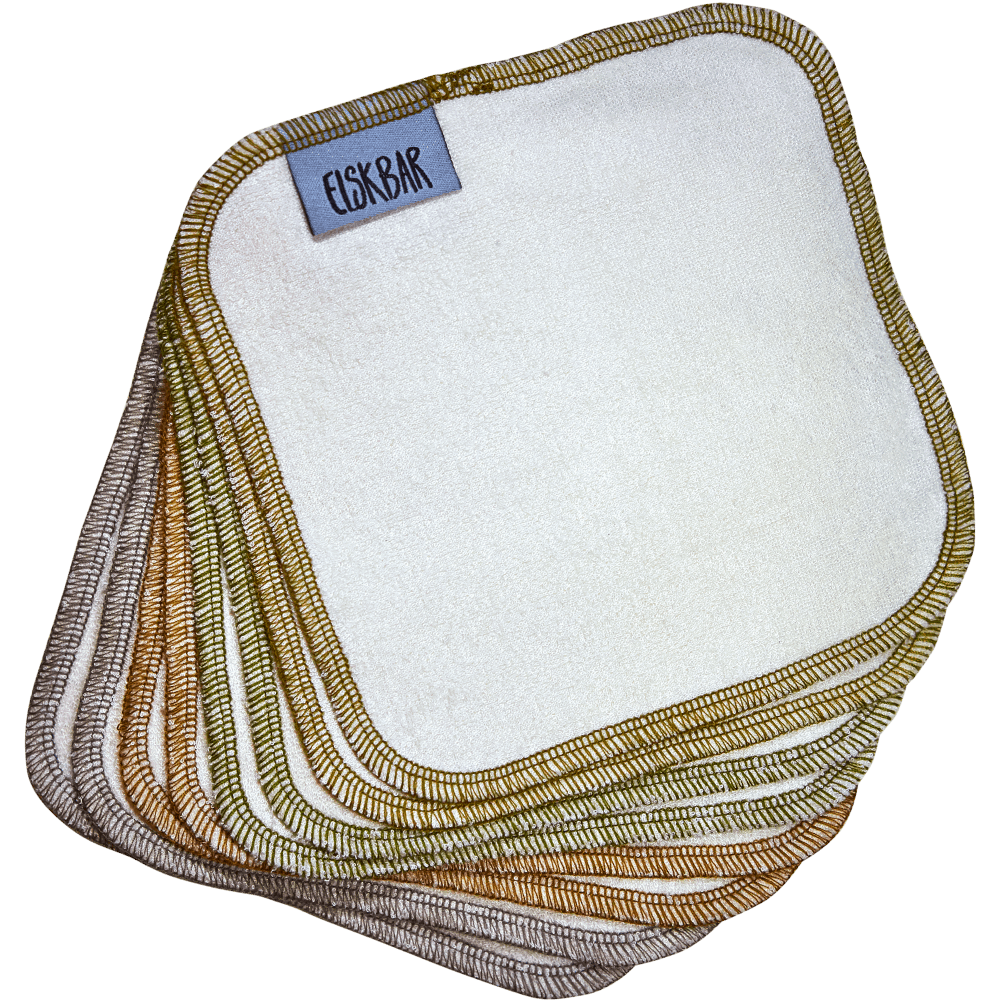 Lappar - Bambus (8 stk)