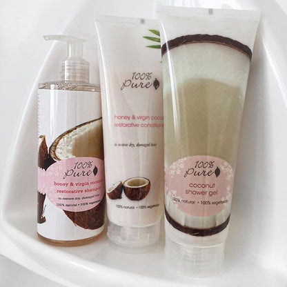 PREORDER: Honey and Virgin Coconut Restorative Shampoo