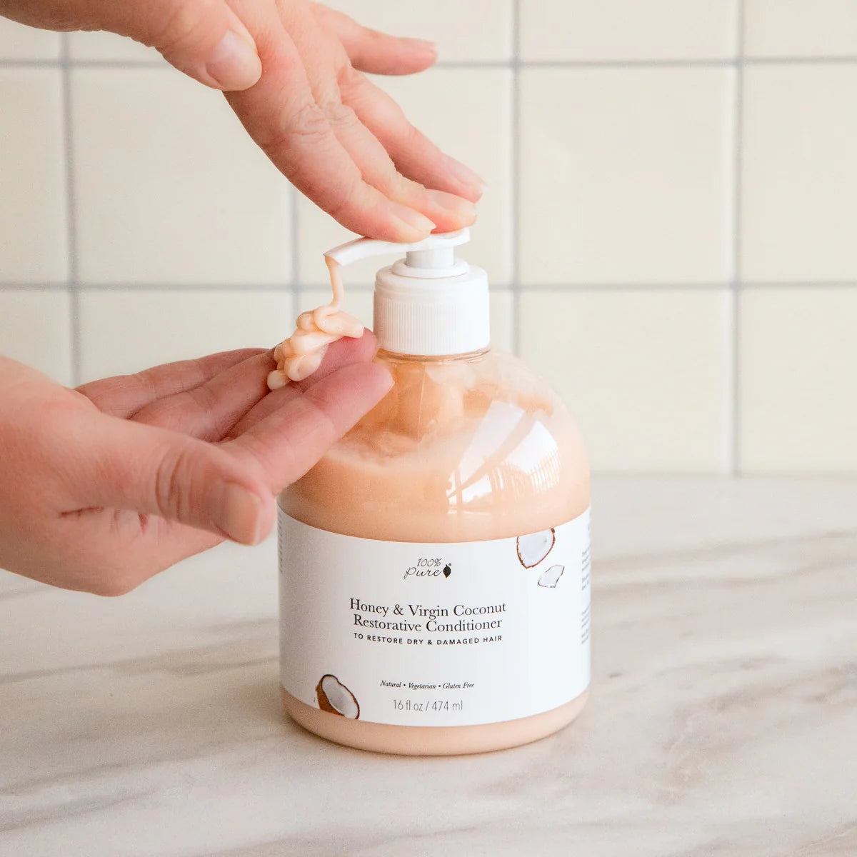 PREORDER: Honey and Virgin Coconut Restorative Conditioner