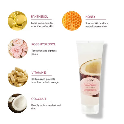 PREORDER: Honey and Virgin Coconut Restorative Shampoo