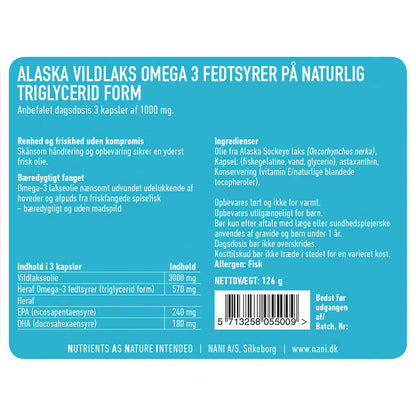 Alaska Villlaks Omega 3