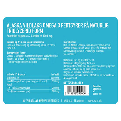 Alaska Villlaks Omega 3