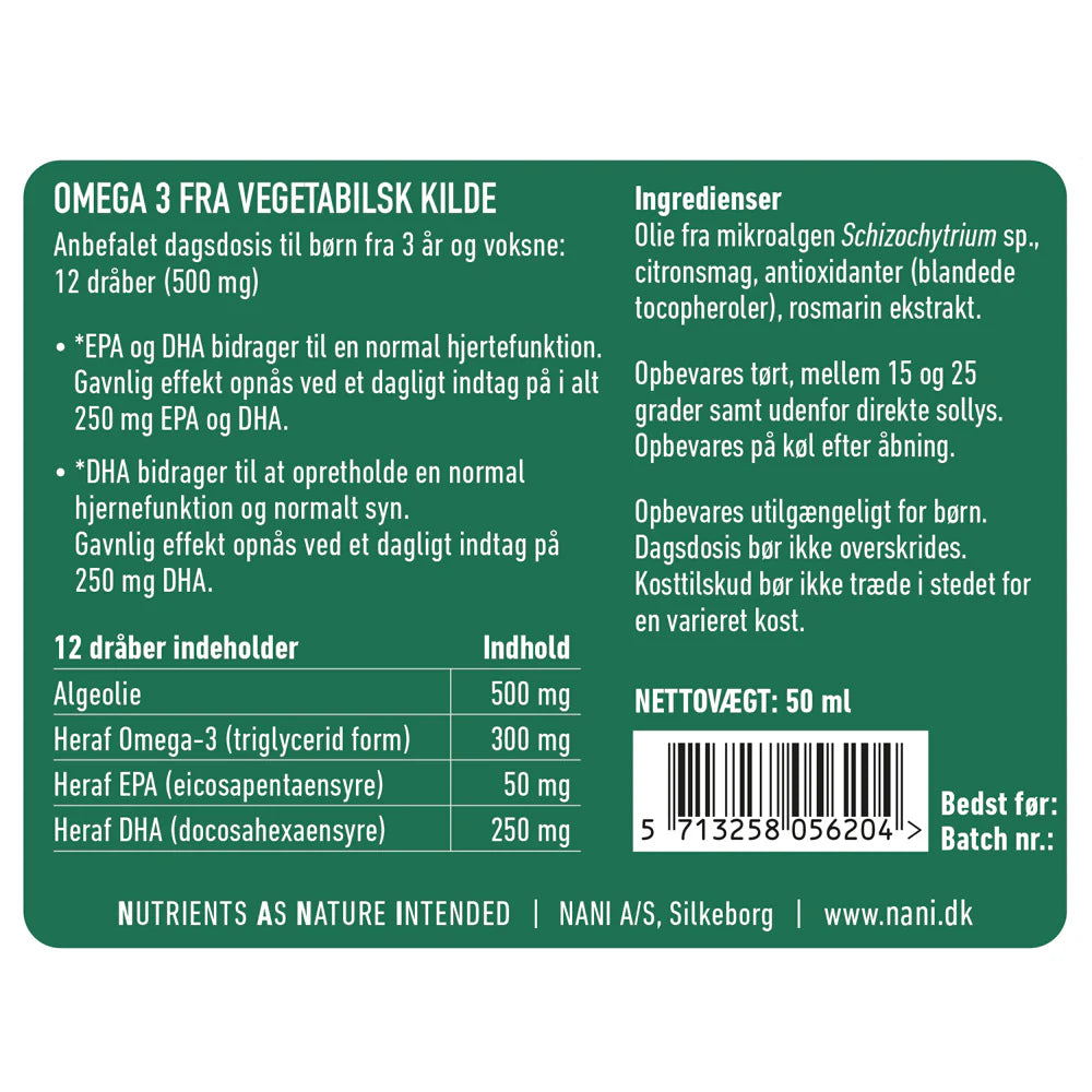 Algu Omega 3 - 50 ml