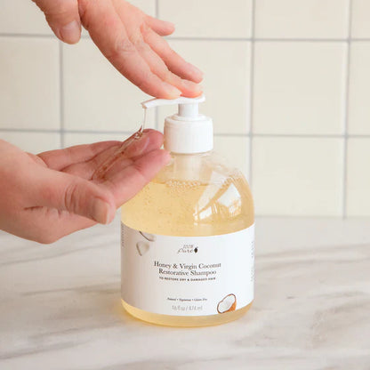 PREORDER: Honey and Virgin Coconut Restorative Shampoo
