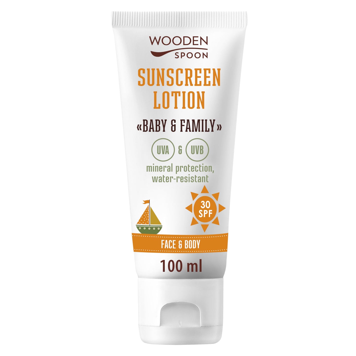 PREORDER: Vistfrøðiligt sólkrem til børn og vaksin - 30 SPF
