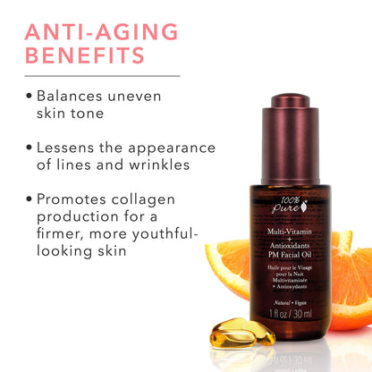 PREORDER: Multi-Vitamin + Antioxidants PM Facial Oil