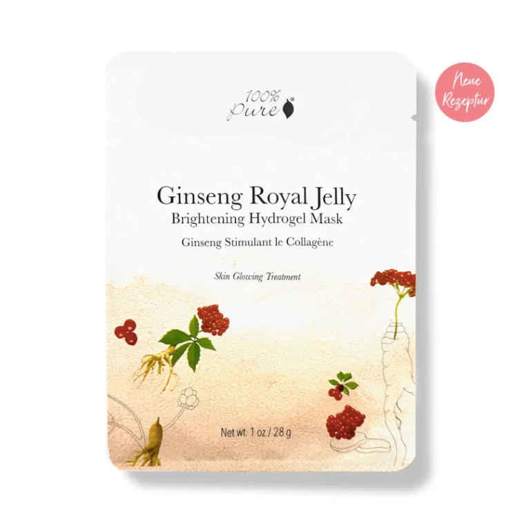 Ginseng Royal Jelly Brightening Hydrogel Mask - Face Mask