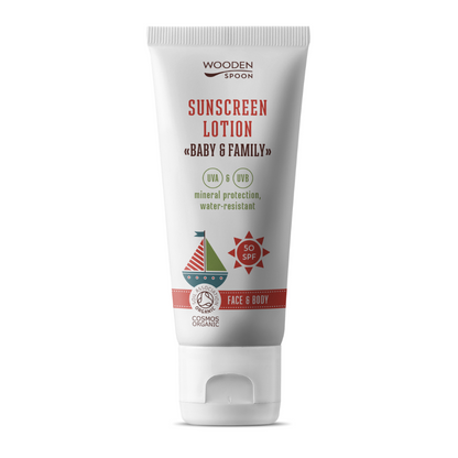 PREORDER: Vistfrøðiligt sólkrem til børn og vaksin - 50 SPF