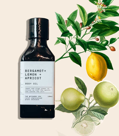 Kropsolja við Bergamot & Sitrón
