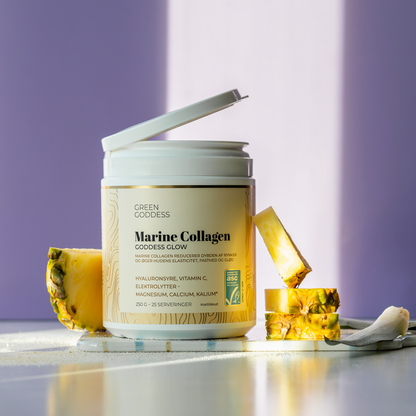 Goddess Glow Marine Collagen við hyaluronsýru, C-vitamum og elektrolyttum - 250 g