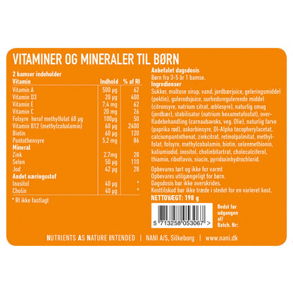 Multivitamin Gummies til Børn - 90 stk