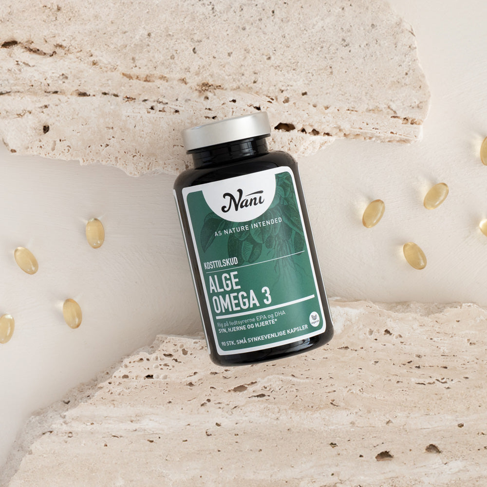 Alge Omega 3 – 90 kapsler