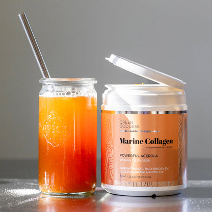 Powerful Acerola Marine Collagen inkl. C-vitamin og protein - 250 g